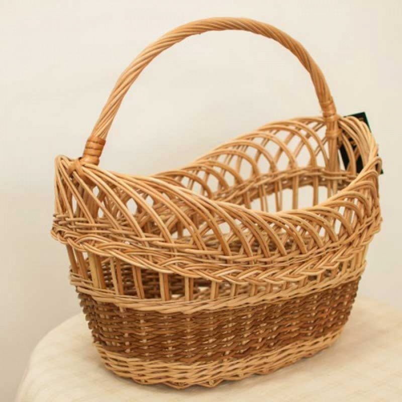Корзина из натуральной лозы
